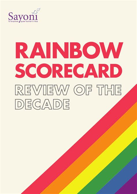 Rainbow Scorecard Review Of The Decade The Singapore Lgbt