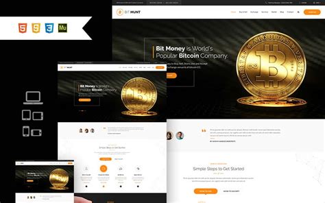 Bit Munt Bitcoin Crypto Currency Muse Template