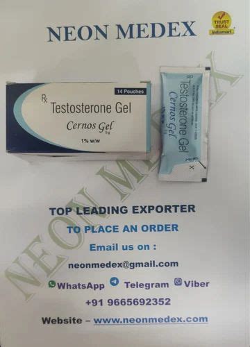 Gm Cernos Testosterone Gel Packaging Size Pouches At Rs Pack