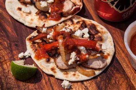 Grilled Pork Tenderloin Fajitas