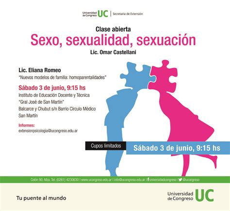 Clase Abierta “sexo Sexualidad Sexuación” Universidad De Congreso Universidad De Congreso