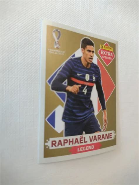 PANINI EXTRA STICKER Fifa World Cup Qatar 2022 Raphaël Varane Legend