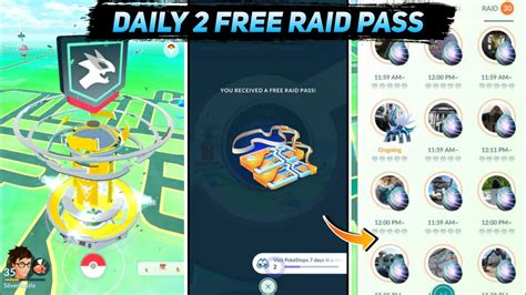 How To Get Daily 2 Free Raid Pass In Pokemon Go Unlimited Raid Pass