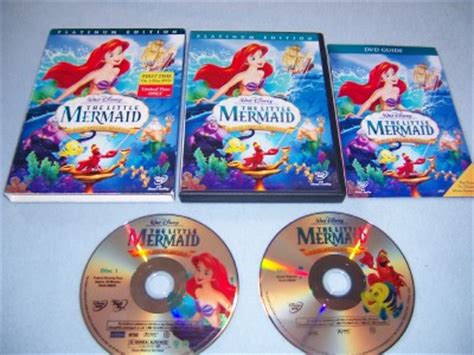 Mint Walt Disney 039 s The Little Mermaid DVD 2 Disc Platinum Edition ...