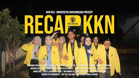 KKN Di Desa Bringin Bendo KKN CEMARA RECAP VLOG YouTube