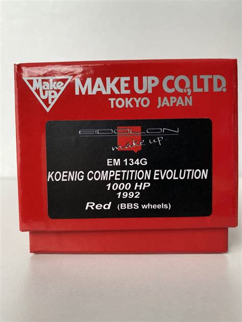 アイドロン Eidolon メイクアップ Make Up 143 Koenig Competition Evolution 1000hp