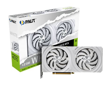 Palit Announces The GeForce RTX 4070 And RTX 4060 Ti White Series