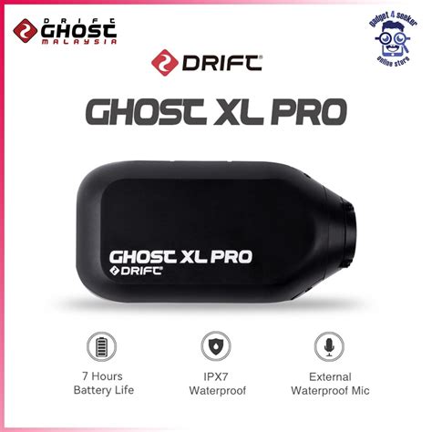 Drift Ghost XL Pro Action Camera 4K Waterproof Clone Mode Livestreaming ...
