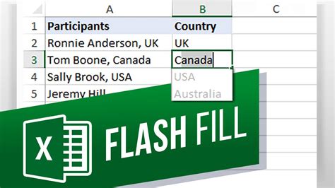 How To Use Flash Fill In Excel How To Combine Data From Different