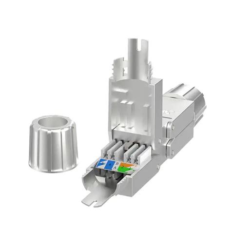 Adaptor Modular Prelungire Cablu Retea Rj45 Ecranat Cat6A Pentru