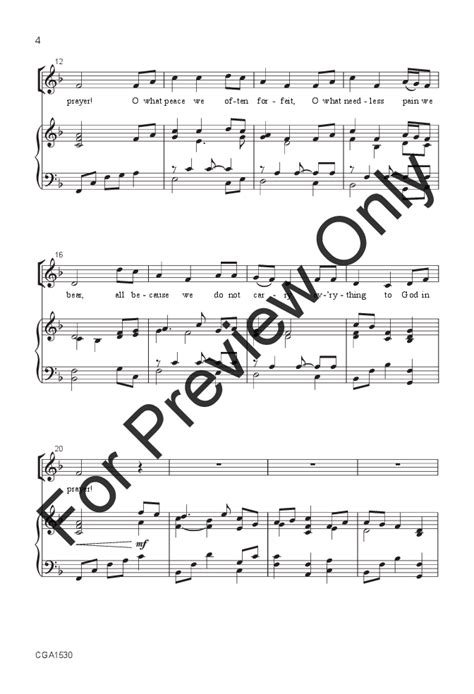 What A Friend We Have In Jesus Satb Arr Jw Pepper Sheet Music