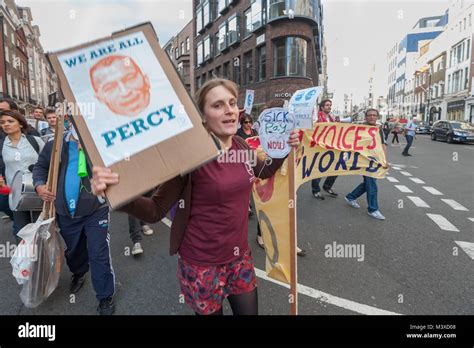 Vera Weghman Of United Voices Of The World Holds The Main Banner As