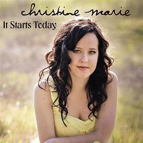 Amazon Music Christine Marie It Starts Today Amazon Co Jp