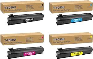 Amazon Voohood T Fc U Toner Cartridge Black Cyan Magenta Yellow