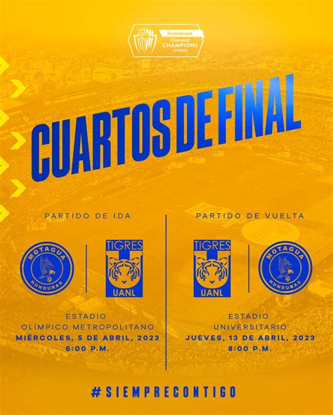 Club Tigres Oficial On Twitter Definidos Los Horarios Y Fechas