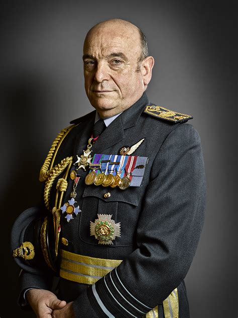 Air Chief Marshal Sir Stuart Peach Portrait Sitting Rory Lewis