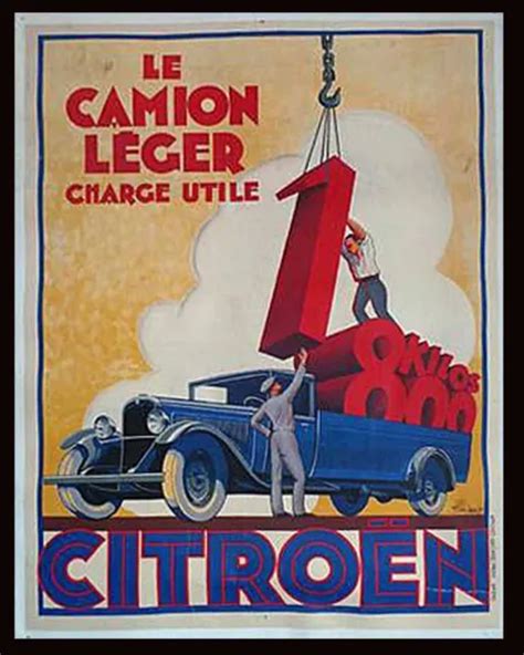 Affiche Originale Citroen Eur Picclick Fr