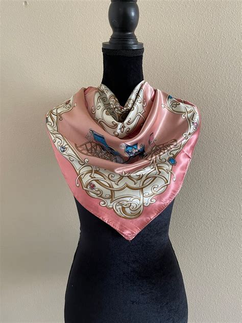 Silk vintage scarf - Gem