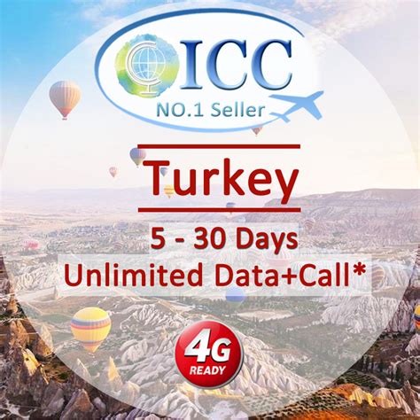 ICC Turkey 5 30 Days Data Call SIM Card Turkey SIM Card Turkey With