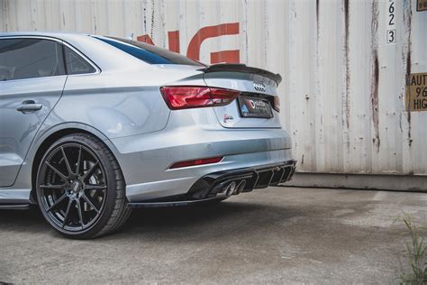 Dyfuzor Tylnego Zderzaka Audi S3 Sedan 8V Facelift MAPET TUNING