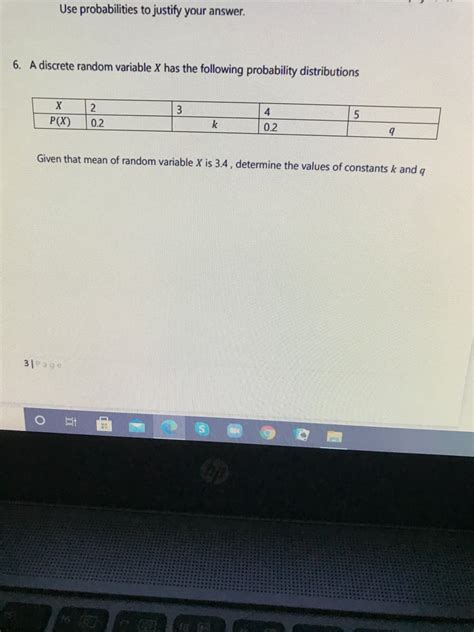 Answered A Discrete Random Variable X Has The Bartleby