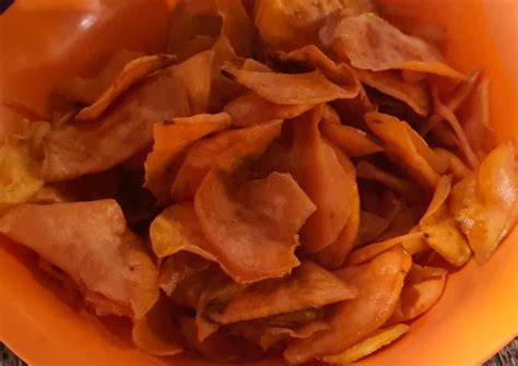 Resep Keripik Ubi Jalar Oren Oleh Dzuriyatinaq Cookpad