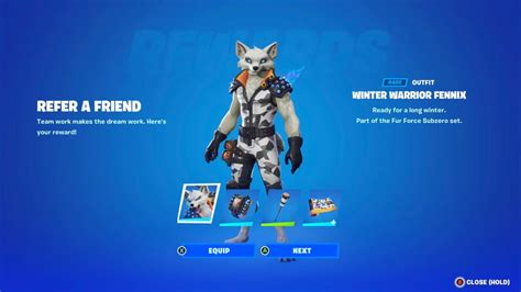 Where Is The Winter Warrior Fennix Skin In Fortnite Youtube