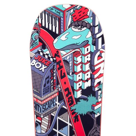 Planche Neige Enfant Endzone Cm Rose Cramoisi Ple Noir Bleu