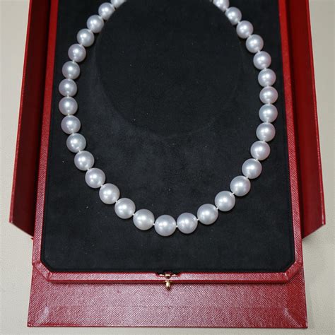 Cartier South Sea Cultured Pearl Necklace At 1stdibs Vintage Cartier Pearl Necklace Pearl