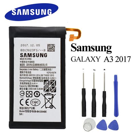 100 Original Eb Ba320abe For Samsung Galaxy A3 2017 Battery Sm A320