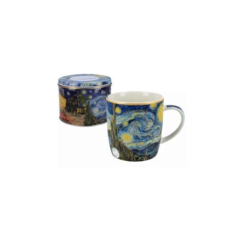 MUG LATA VAN GOGH LA NOCHE ESTRELLADA Asuca