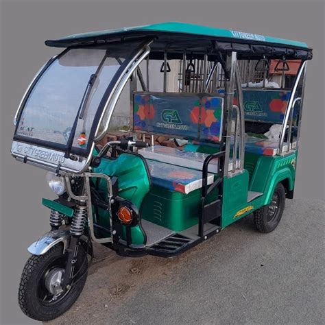 City Green Auto Ga Three Wheeler Electric Rickshaw At Rs In