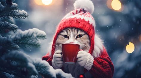 Christmas Cat Wallpaper Images – Browse 13,397 Stock Photos, Vectors ...