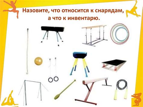 Гимнастические снаряды и инвентарь - презентация онлайн