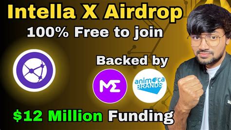 Intella X Airdrop Free To Join Million Funding Animoca