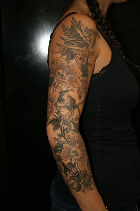 64 best images about Women Sleeve Tattoo on Pinterest | Hawaiian tribal ...