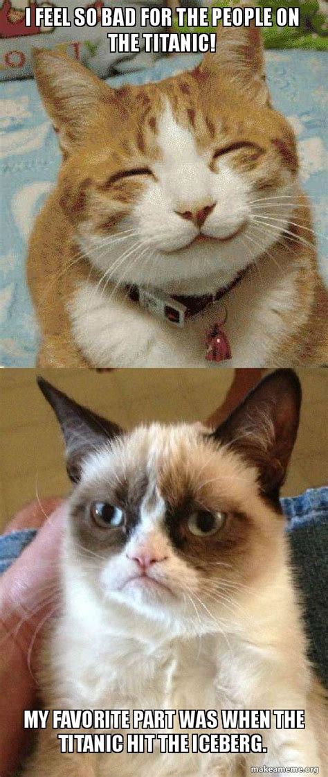 Grumpy Cat Meme Titanic