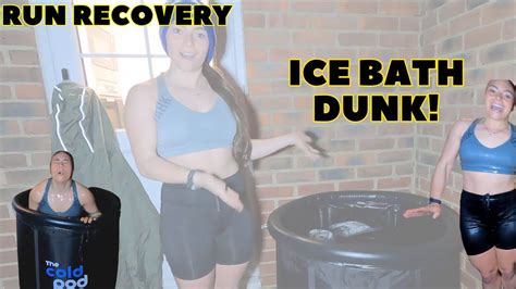 Ice Bath Dunk Run Recovery First Time In The Cold Pod Youtube