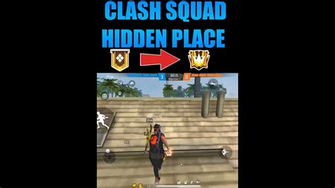 BEST HIDDEN PLACES IN CLASH SQUAD IN FREE FIRE CS RANK PUSH TIPS AND