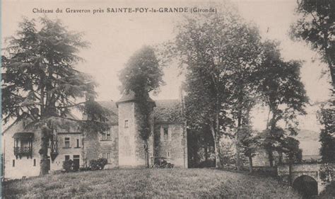 Pineuilh Chateau de Graveron près SAINTE FOY la GRANDE Carte