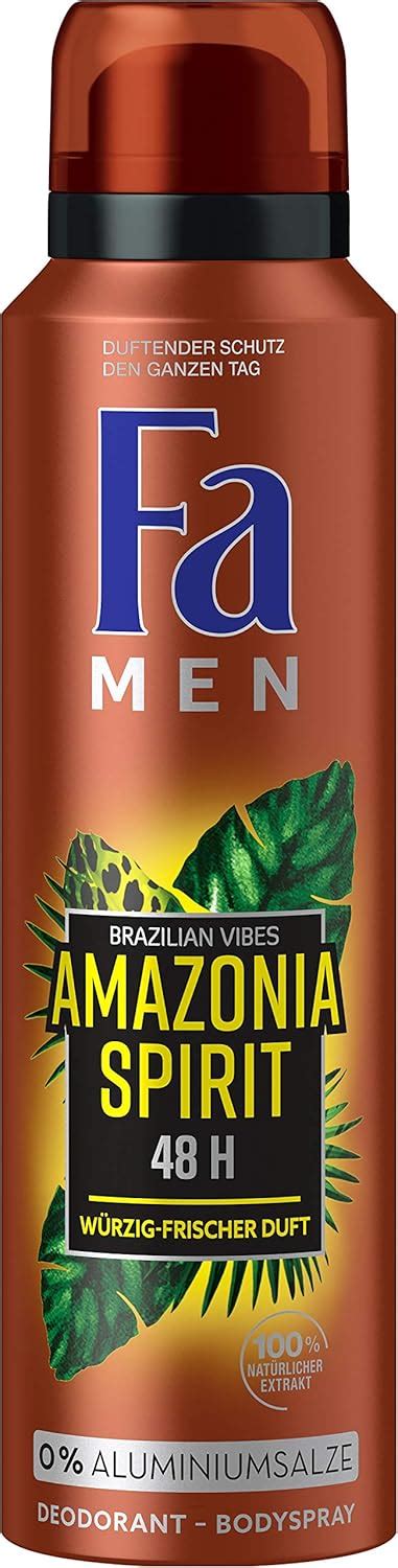 FA Brazilian Vibes Amazonia Spirit Déodorant en spray pour homme Parfum