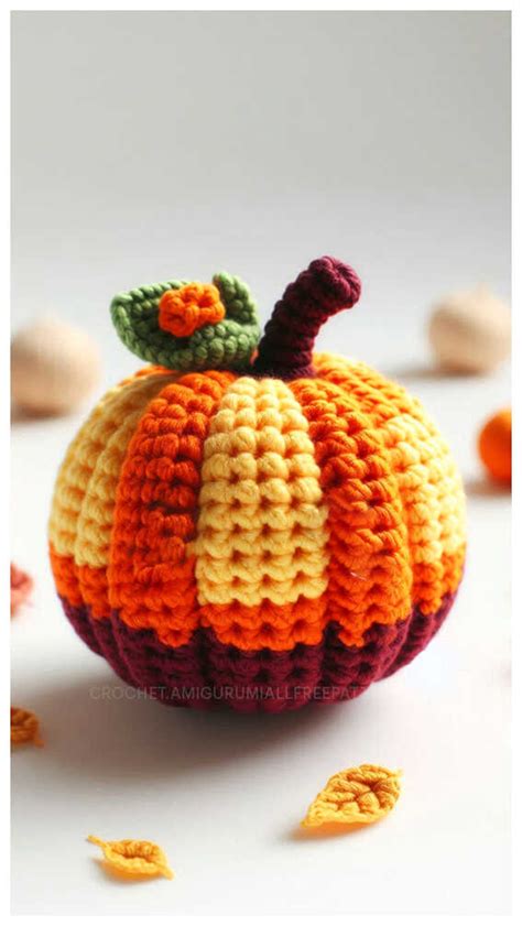 Crochet Pumpkin Amigurumi Free Pattern Amigurumi