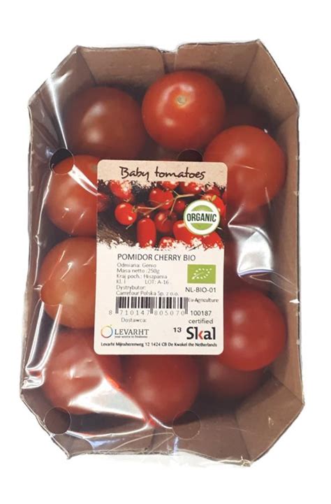 Pomidory cherry BIO 250 g Zakupy online z dostawą do domu Carrefour pl