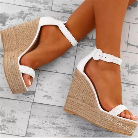 Summer Women High Heels Wedges Sandals Gladiator Fashion Platform