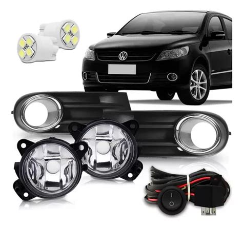 Kit Farol Milha Auxiliar Gol Voyage G5 2009 2010 2011 12 13