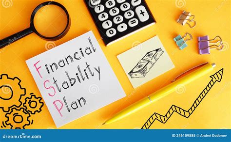 Financial Stability Plan FSP Is Shown Using The Text Stock Image