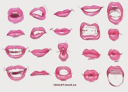 Aesthetic Lips Drawing Step By Step - img-napkin