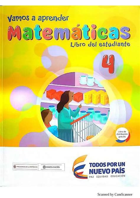 Vamos a Aprender Matemáticas 4 Libro Del EstudianteMEN PAG 1 15 GRADO