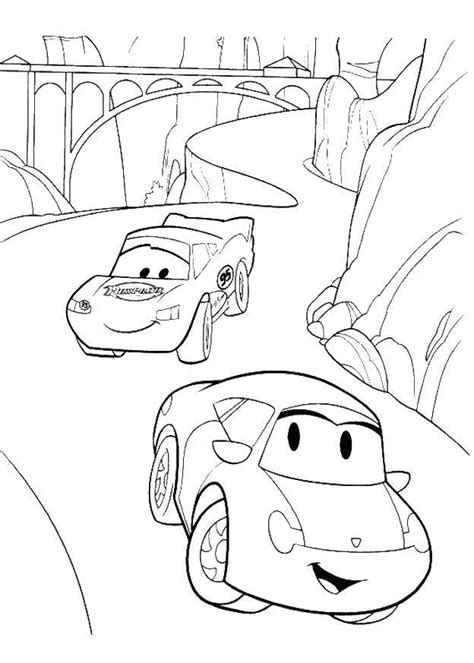 Lightning Mcqueen And Sally Coloring Pages