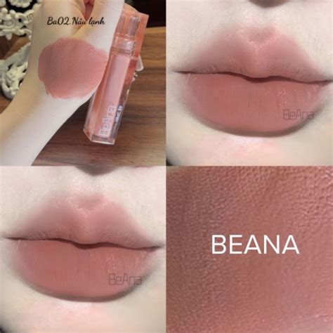 Mua Son môi lì màu nude tây son màu nude BEANA BA mềm mịn lâu trôi